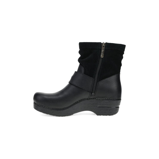 Side image of Pearson Clog Boot Black