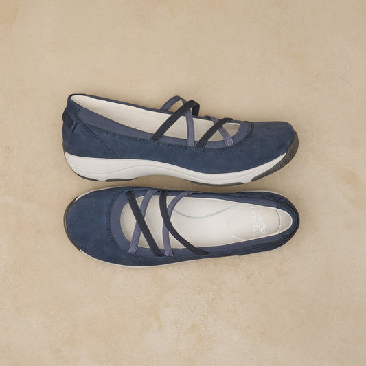 Harper Navy Suede