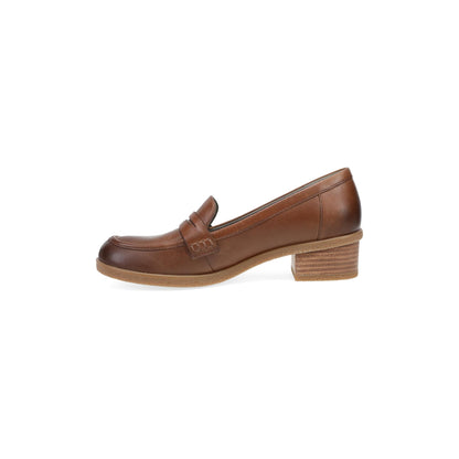 Side image of Danica Wide Tan Waterproof Burnished