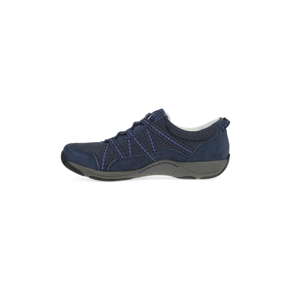Side image of Harlyn Navy Suede