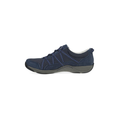 Side image of Harlyn Navy Suede