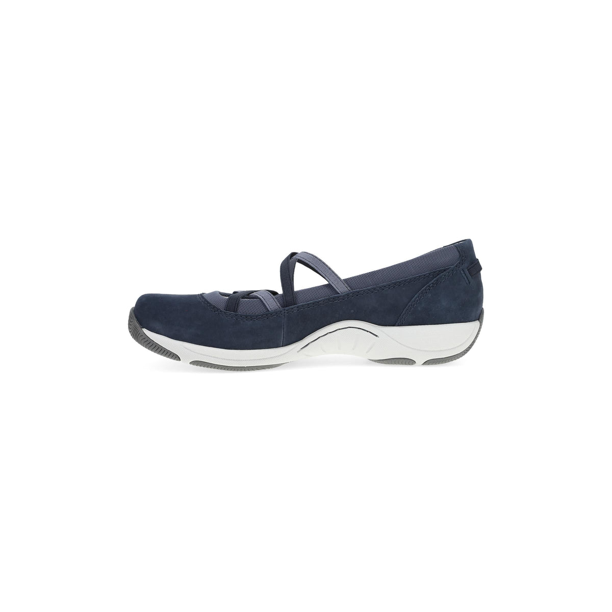 Side image of Harper Navy Suede