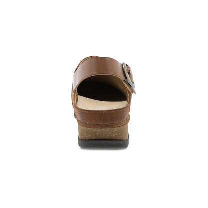 Heel image of Merrin Tan Burnished Suede